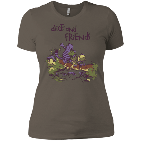 T-Shirts Warm Grey / X-Small Alice and Friends Women's Premium T-Shirt