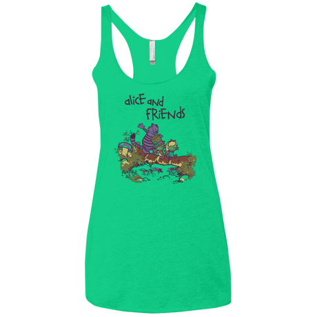 T-Shirts Envy / X-Small Alice and Friends Women's Triblend Racerback Tank