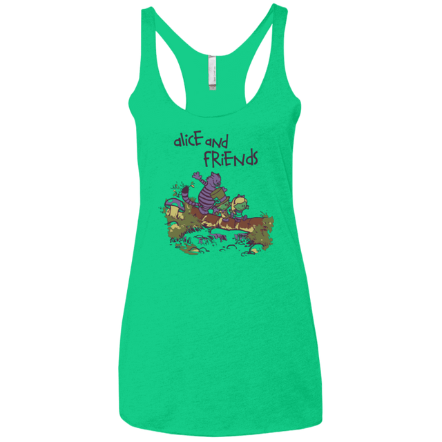 T-Shirts Envy / X-Small Alice and Friends Women's Triblend Racerback Tank