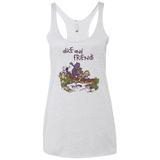 T-Shirts Heather White / X-Small Alice and Friends Women's Triblend Racerback Tank