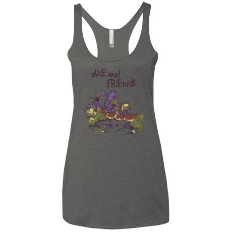 T-Shirts Premium Heather / X-Small Alice and Friends Women's Triblend Racerback Tank