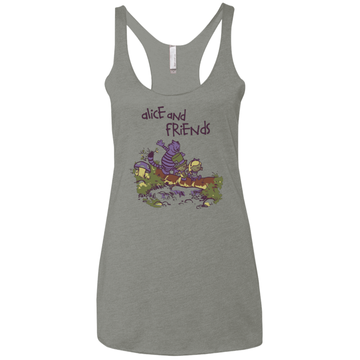 T-Shirts Venetian Grey / X-Small Alice and Friends Women's Triblend Racerback Tank