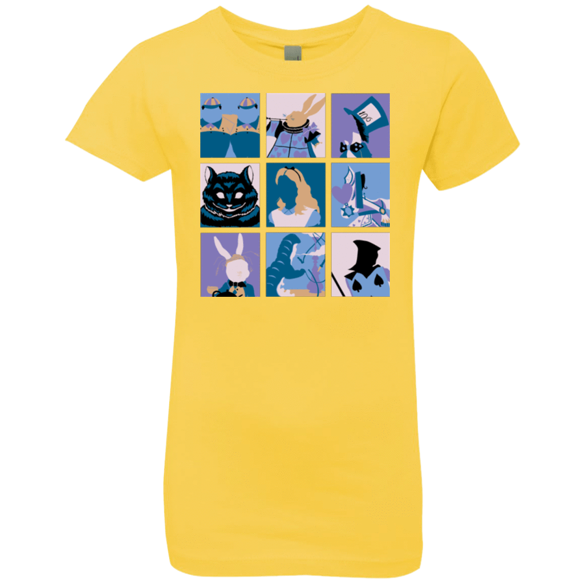 T-Shirts Vibrant Yellow / YXS Alice Pop Girls Premium T-Shirt