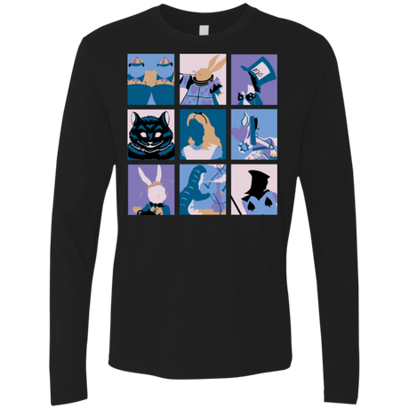 T-Shirts Black / Small Alice Pop Men's Premium Long Sleeve