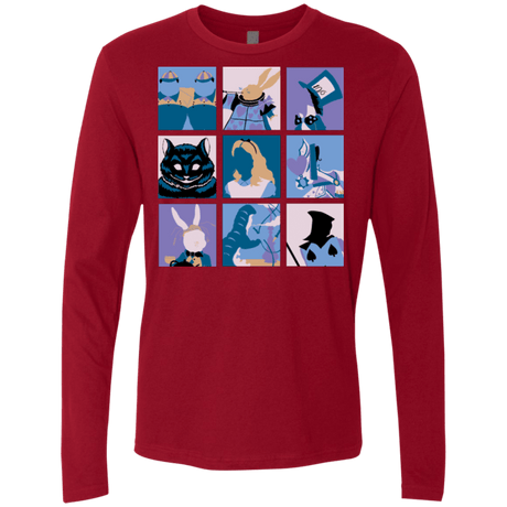 T-Shirts Cardinal / Small Alice Pop Men's Premium Long Sleeve