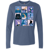 T-Shirts Indigo / Small Alice Pop Men's Premium Long Sleeve