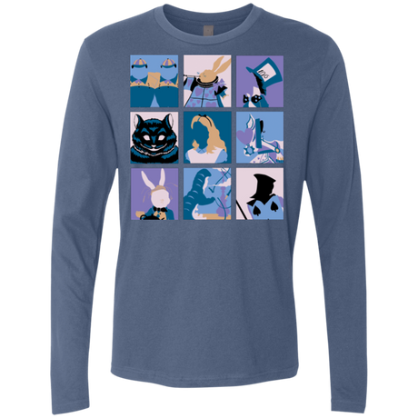 T-Shirts Indigo / Small Alice Pop Men's Premium Long Sleeve