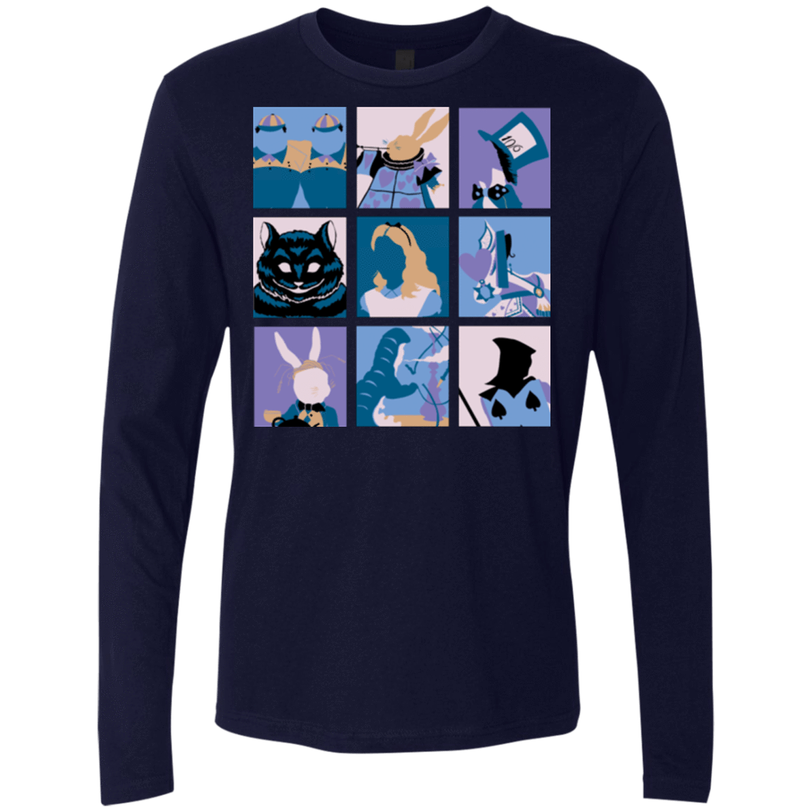 T-Shirts Midnight Navy / Small Alice Pop Men's Premium Long Sleeve