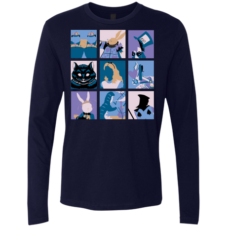 T-Shirts Midnight Navy / Small Alice Pop Men's Premium Long Sleeve