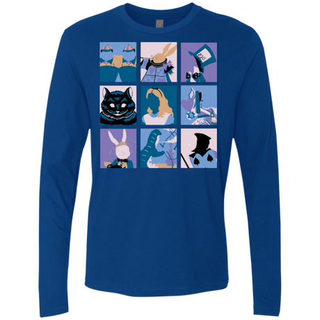 T-Shirts Royal / Small Alice Pop Men's Premium Long Sleeve