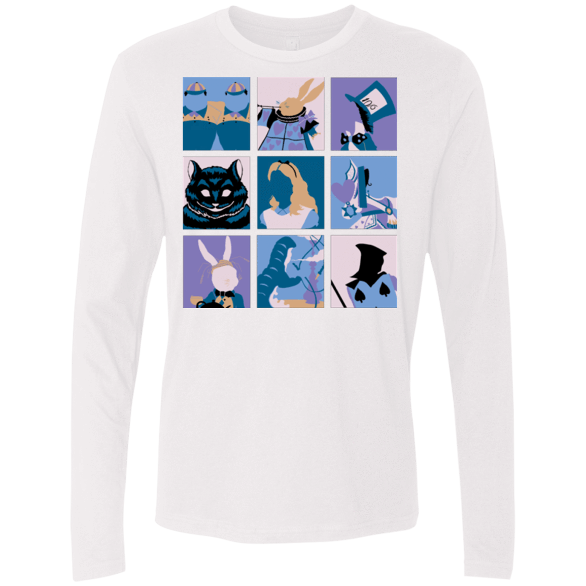 T-Shirts White / Small Alice Pop Men's Premium Long Sleeve