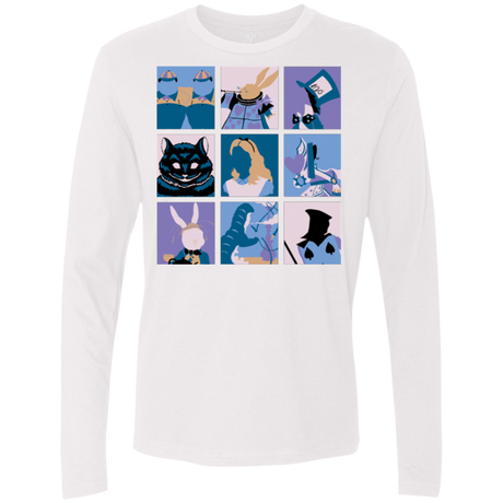 T-Shirts White / Small Alice Pop Men's Premium Long Sleeve