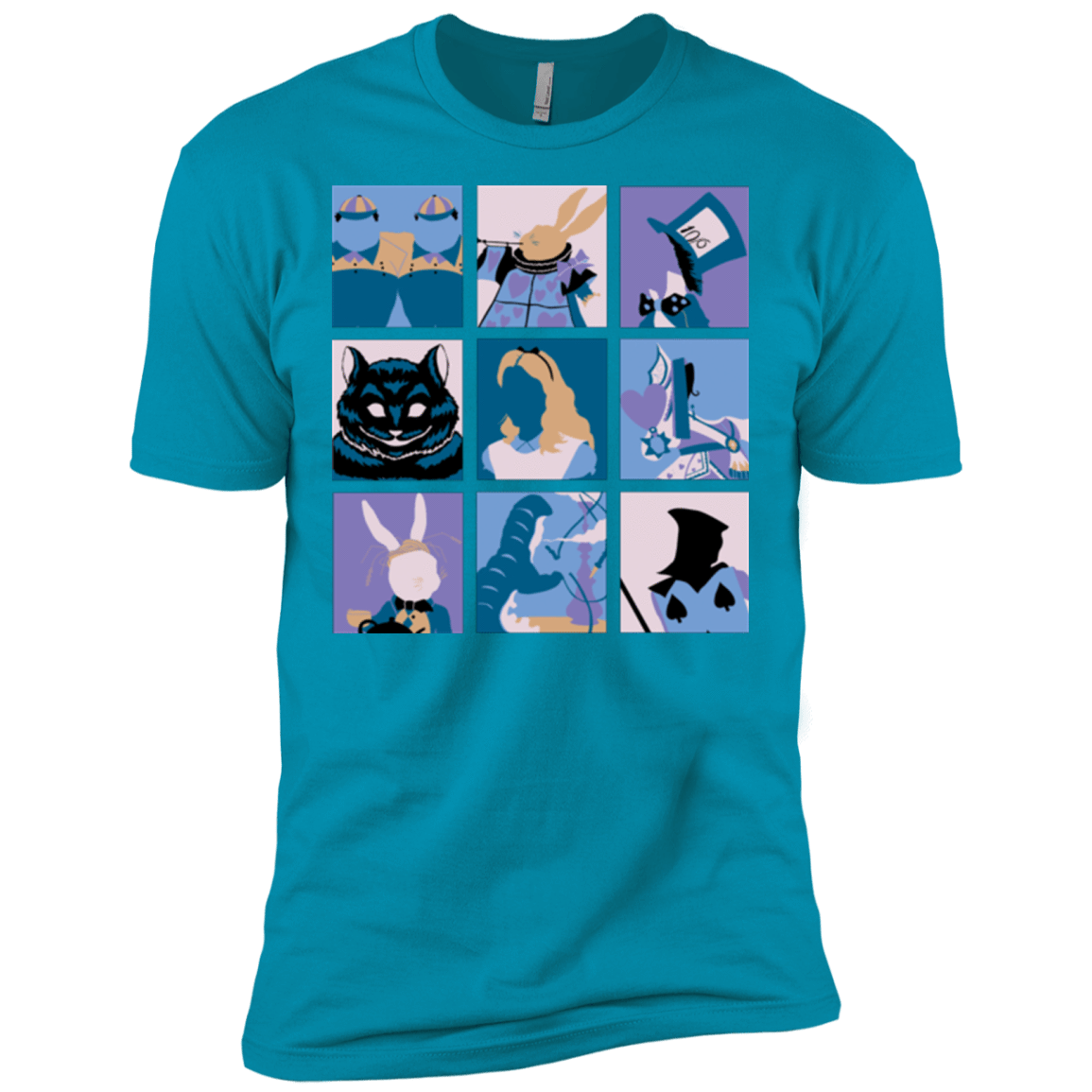 T-Shirts Turquoise / X-Small Alice Pop Men's Premium T-Shirt