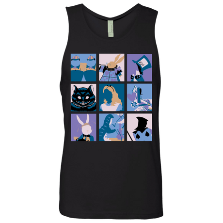 T-Shirts Black / Small Alice Pop Men's Premium Tank Top