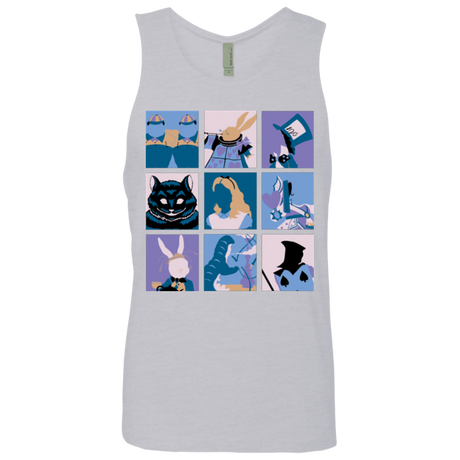 T-Shirts Heather Grey / Small Alice Pop Men's Premium Tank Top