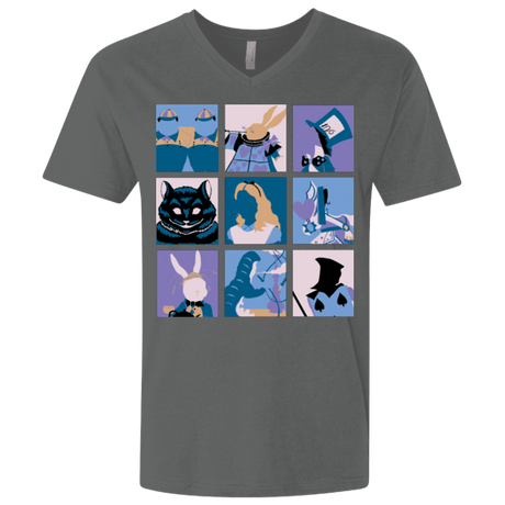 T-Shirts Heavy Metal / X-Small Alice Pop Men's Premium V-Neck