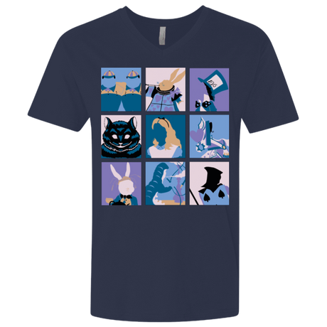 T-Shirts Midnight Navy / X-Small Alice Pop Men's Premium V-Neck