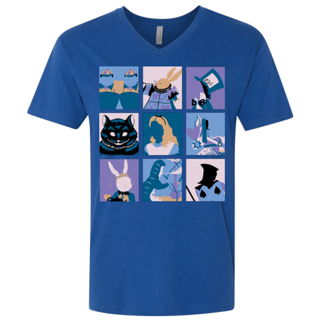 T-Shirts Royal / X-Small Alice Pop Men's Premium V-Neck