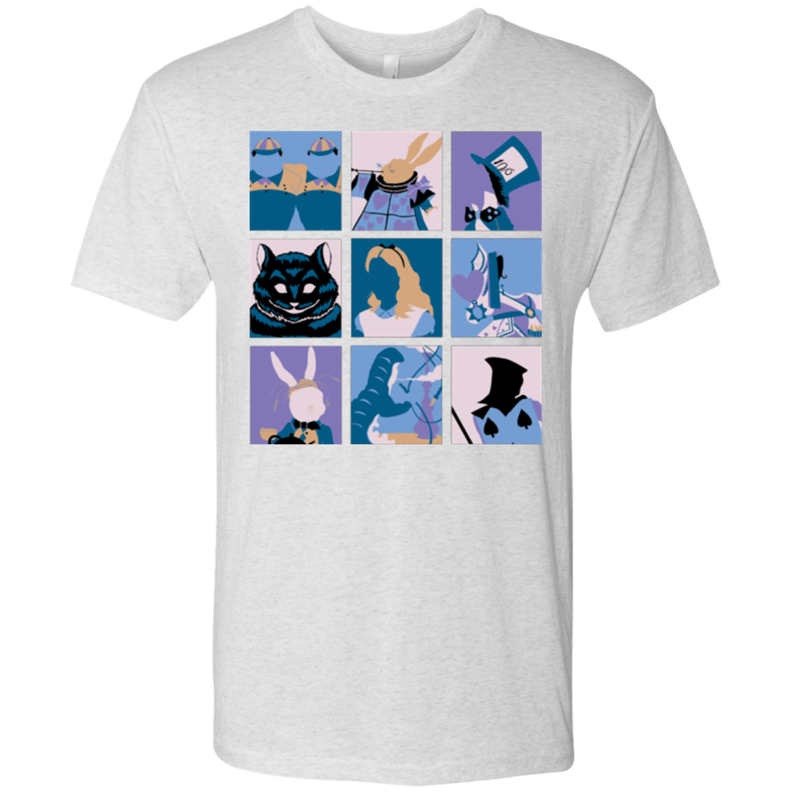 T-Shirts Heather White / Small Alice Pop Men's Triblend T-Shirt