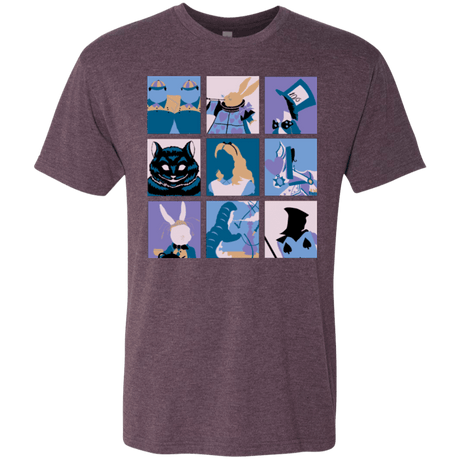T-Shirts Vintage Purple / Small Alice Pop Men's Triblend T-Shirt