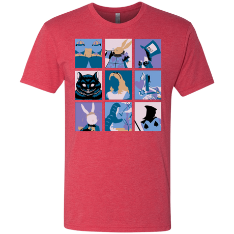 T-Shirts Vintage Red / Small Alice Pop Men's Triblend T-Shirt