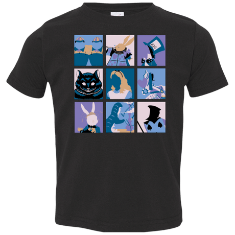 T-Shirts Black / 2T Alice Pop Toddler Premium T-Shirt