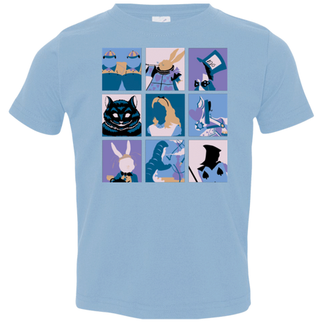 T-Shirts Light Blue / 2T Alice Pop Toddler Premium T-Shirt