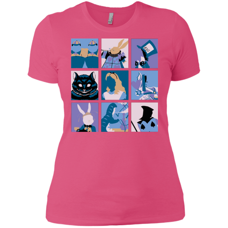 T-Shirts Hot Pink / X-Small Alice Pop Women's Premium T-Shirt