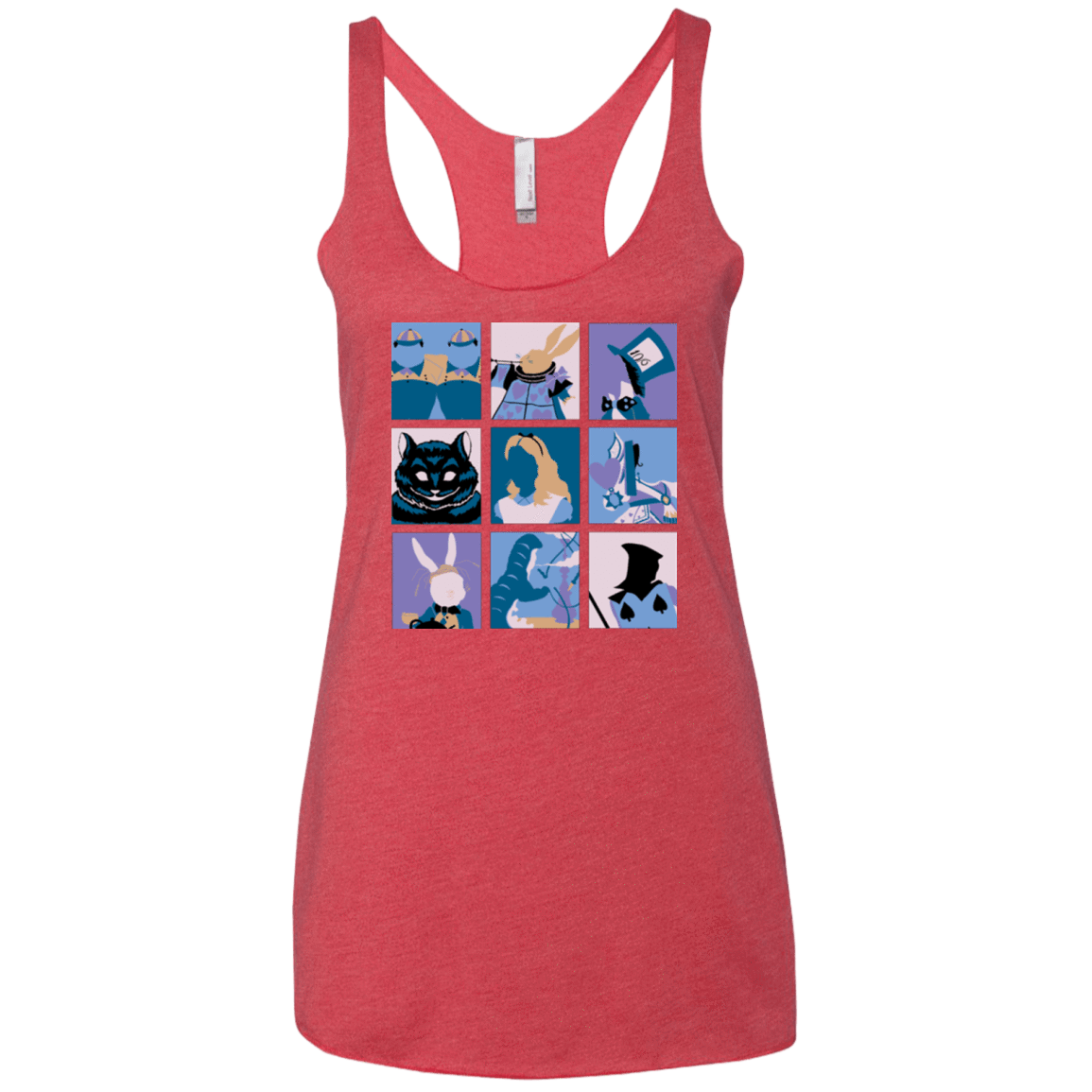 T-Shirts Vintage Red / X-Small Alice Pop Women's Triblend Racerback Tank