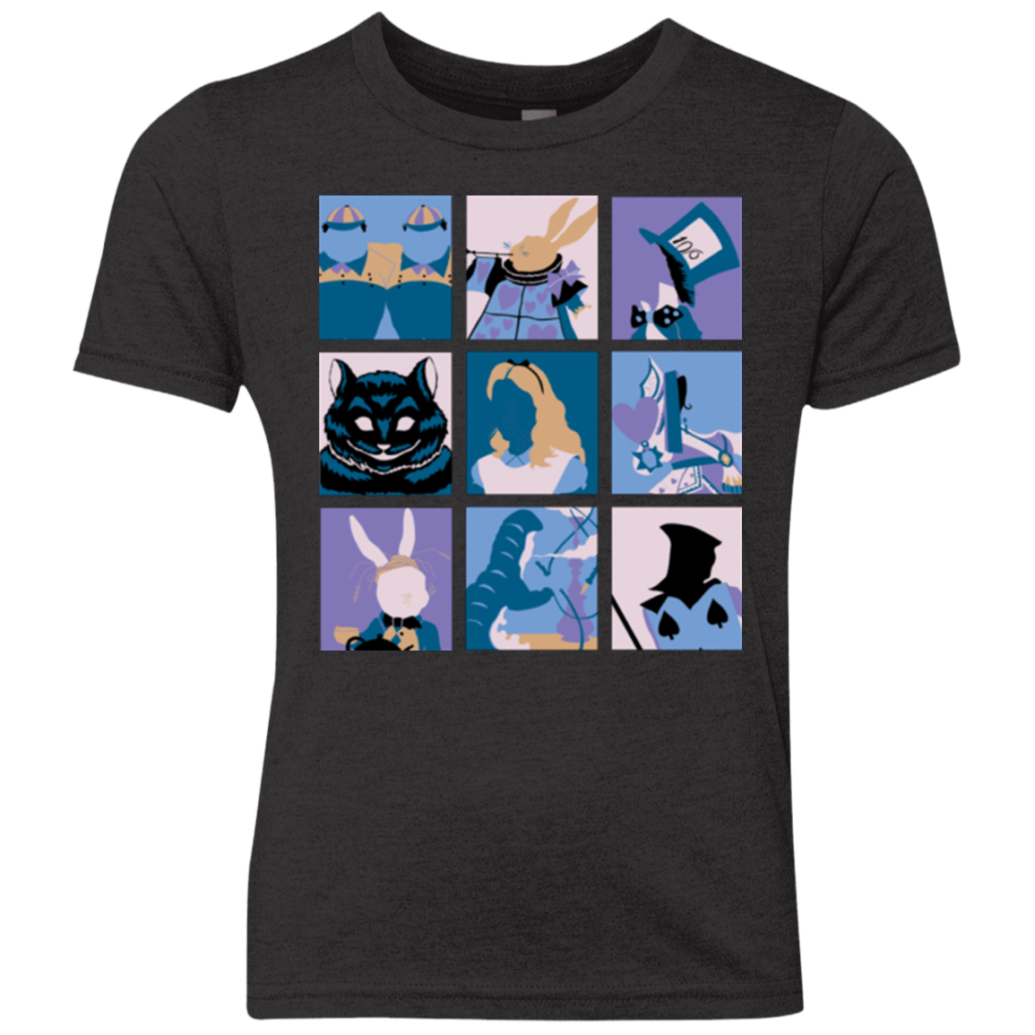 T-Shirts Vintage Black / YXS Alice Pop Youth Triblend T-Shirt