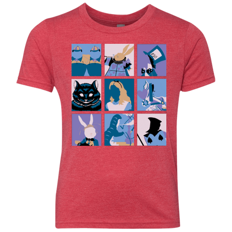 T-Shirts Vintage Red / YXS Alice Pop Youth Triblend T-Shirt