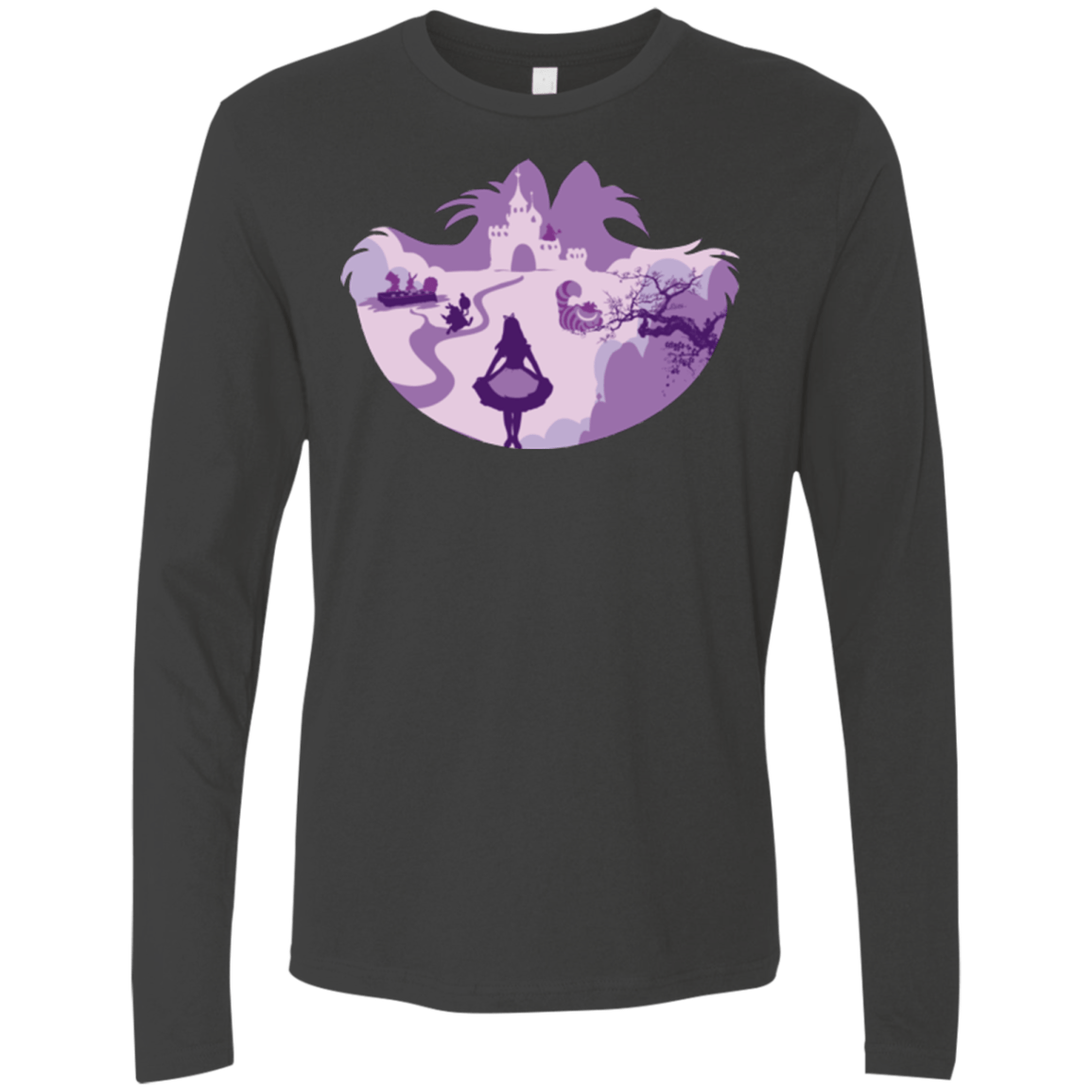 T-Shirts Heavy Metal / Small Alice Portrait Pop Men's Premium Long Sleeve