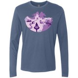 T-Shirts Indigo / Small Alice Portrait Pop Men's Premium Long Sleeve