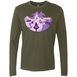 T-Shirts Military Green / Small Alice Portrait Pop Men's Premium Long Sleeve