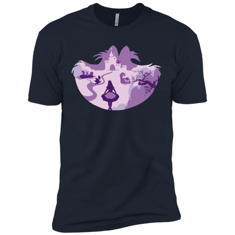 T-Shirts Midnight Navy / X-Small Alice Portrait Pop Men's Premium T-Shirt