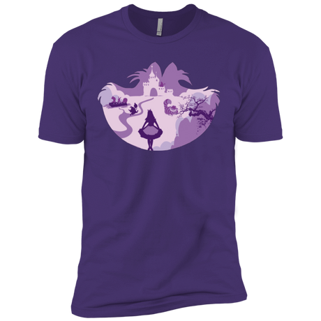 T-Shirts Purple / X-Small Alice Portrait Pop Men's Premium T-Shirt