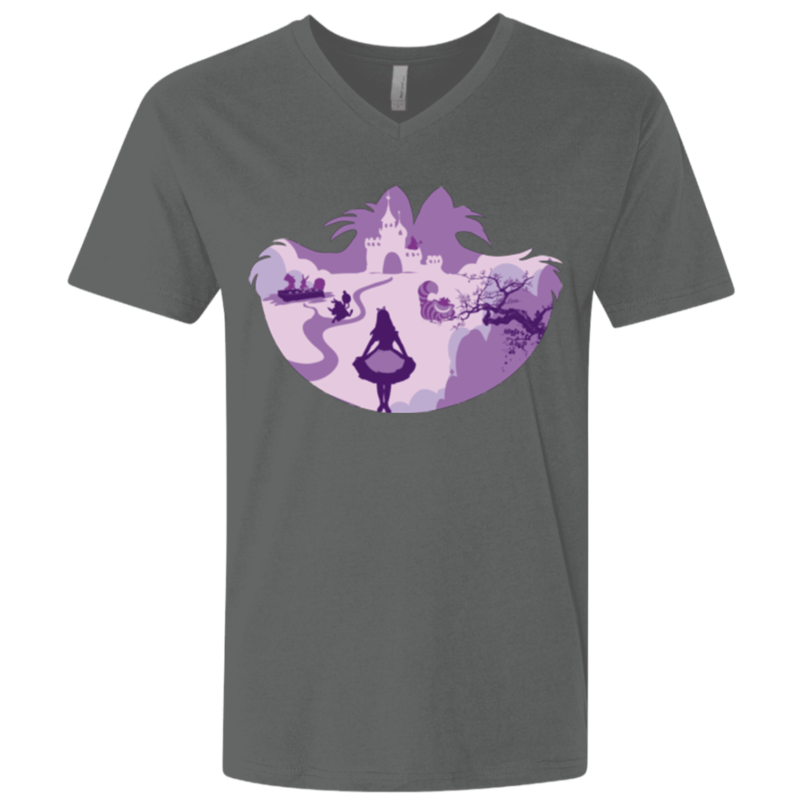 T-Shirts Heavy Metal / X-Small Alice Portrait Pop Men's Premium V-Neck