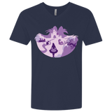 T-Shirts Midnight Navy / X-Small Alice Portrait Pop Men's Premium V-Neck