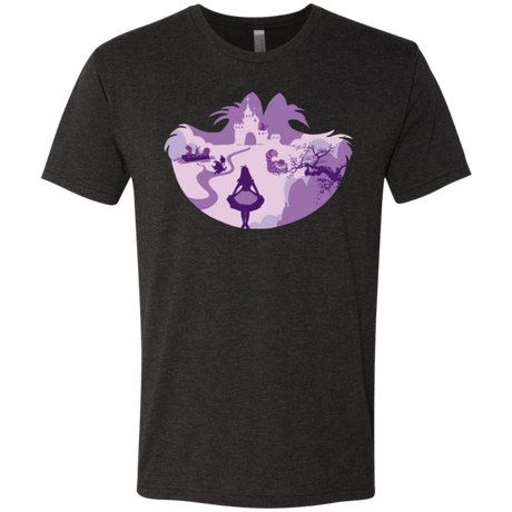 T-Shirts Vintage Black / Small Alice Portrait Pop Men's Triblend T-Shirt