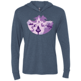 T-Shirts Indigo / X-Small Alice Portrait Pop Triblend Long Sleeve Hoodie Tee