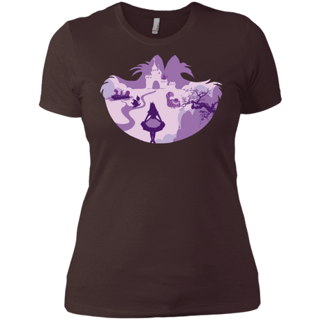 T-Shirts Dark Chocolate / X-Small Alice Portrait Pop Women's Premium T-Shirt