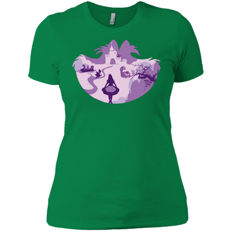 T-Shirts Kelly Green / X-Small Alice Portrait Pop Women's Premium T-Shirt