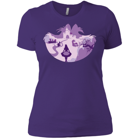 T-Shirts Purple / X-Small Alice Portrait Pop Women's Premium T-Shirt