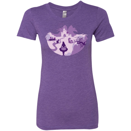 T-Shirts Purple Rush / Small Alice Portrait Pop Women's Triblend T-Shirt