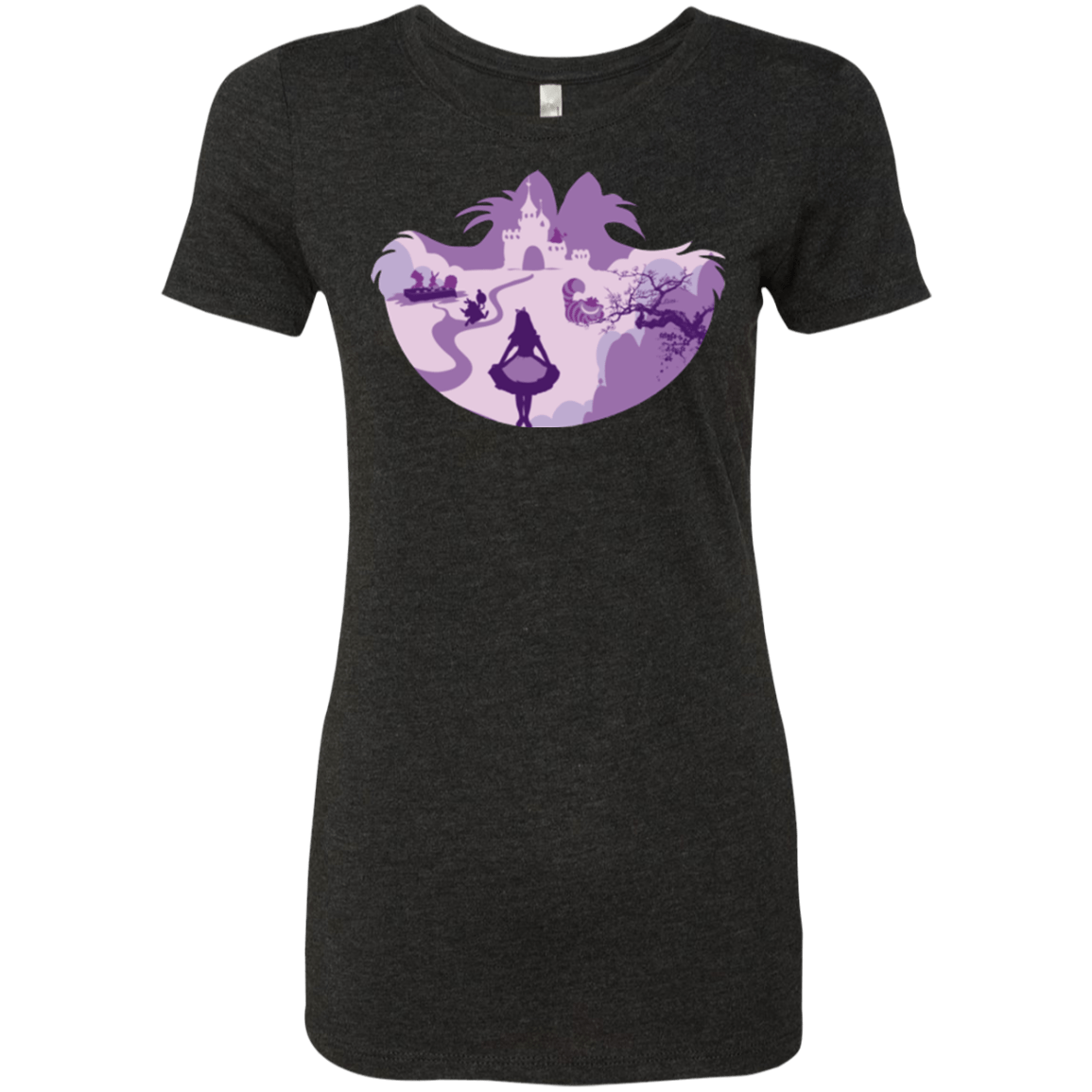 T-Shirts Vintage Black / Small Alice Portrait Pop Women's Triblend T-Shirt