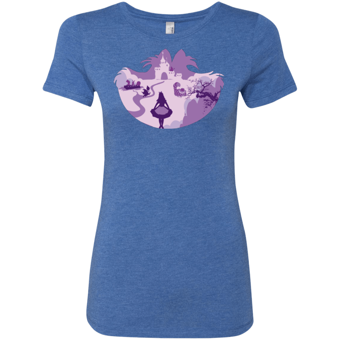 T-Shirts Vintage Royal / Small Alice Portrait Pop Women's Triblend T-Shirt
