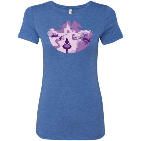 T-Shirts Vintage Royal / Small Alice Portrait Pop Women's Triblend T-Shirt