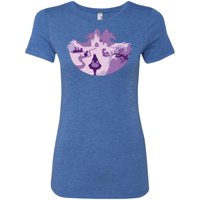 T-Shirts Vintage Royal / Small Alice Portrait Pop Women's Triblend T-Shirt