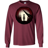 T-Shirts Maroon / S Alien Armor Men's Long Sleeve T-Shirt