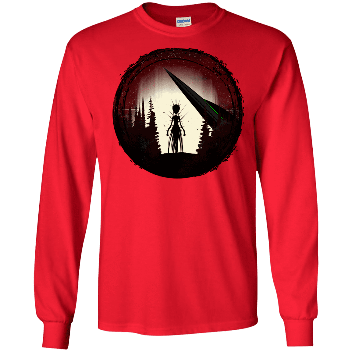 T-Shirts Red / S Alien Armor Men's Long Sleeve T-Shirt